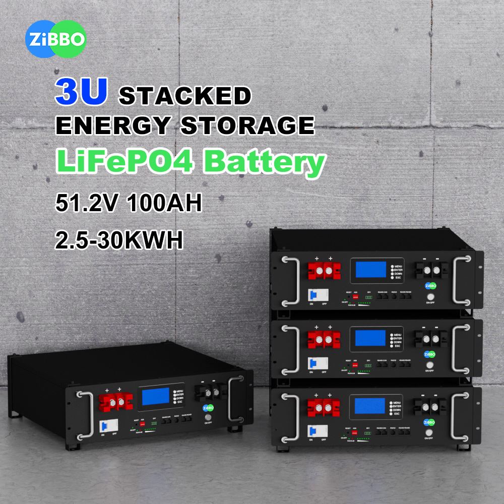 3U Cabinet Type Energy Storage Battery 51.2V 5KWH-30KWH