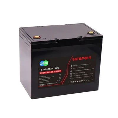 12V 80AH lityum temir fosfat chuqur tsiklli batareya