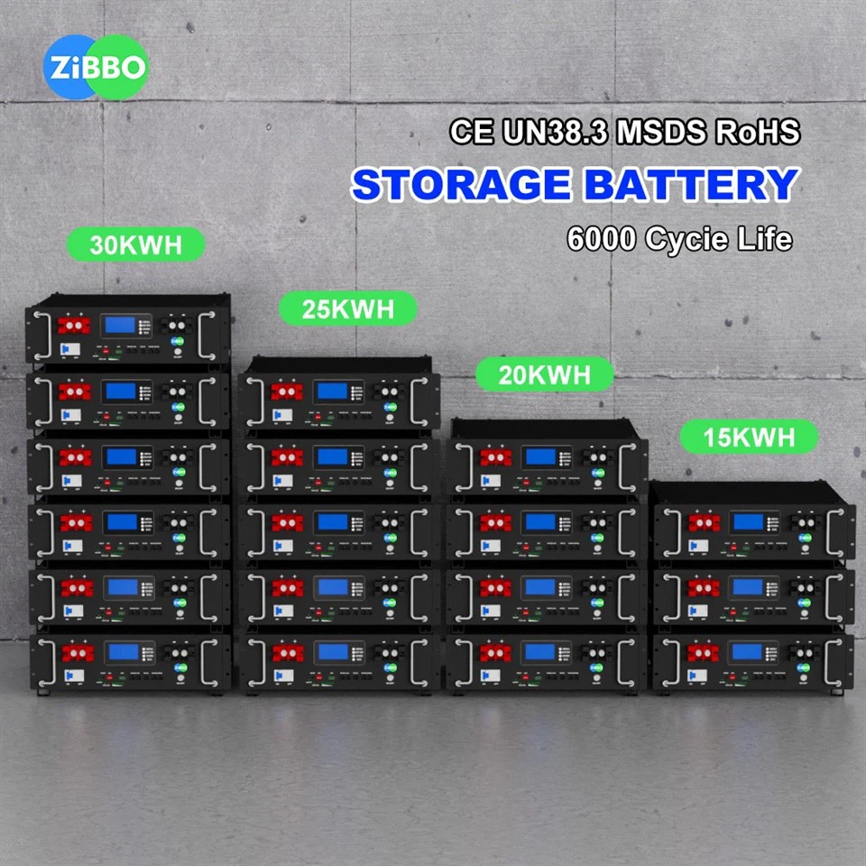 Rack-mounted 20kwh 400Ah 51.2V High Capacity Lithium Battery Pack